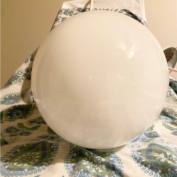 Retro vintage globe hanging light fixture from the sixties boho hippie - Picture 4 of 9